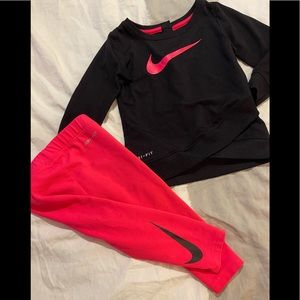NIKE Baby Girls 2 pc SET * 12/18M DRI-FIT